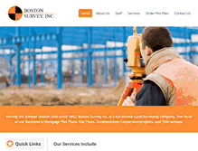Tablet Screenshot of bostonsurveyinc.com